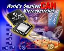 CAN Microcontrollers come in 6 x 6 mm QFN package.