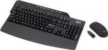 Wireless Keyboard/Mouse offer 10 meter range.