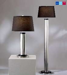 Table and Floor Lamps feature contemporary design.