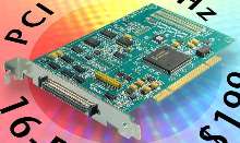 Multifunction PCI DAQ Boards feature 16-bit resolution.