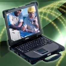 Notebook Computer uses swappable HDD.