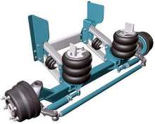 Self-steering, Auxiliary Lift Axle has 8,000 lb capacity.