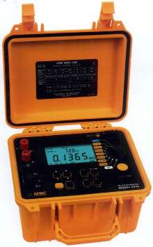 Micro-Ohmmeter conducts inductive and resistive tests.