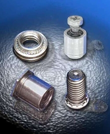 Fasteners resist corrosion in stainless steel sheets.