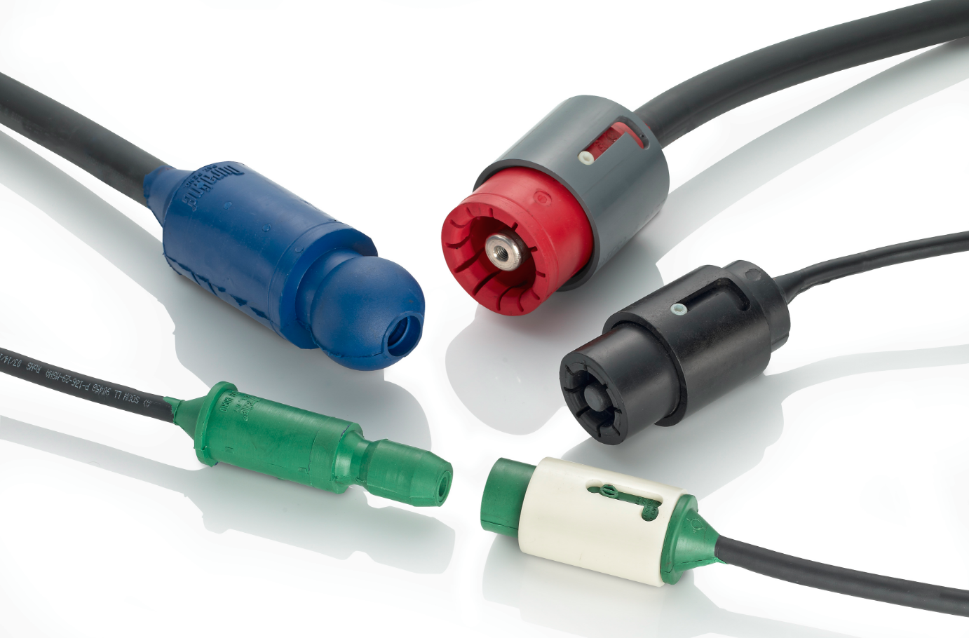 Power Connectors offer quick-connect properties.