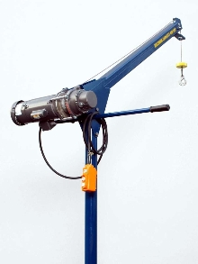Material Handling Crane offers long lift distance.