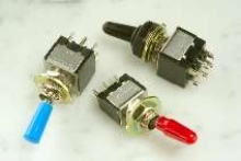 Miniature Toggle Switches feature anti-jamming design.