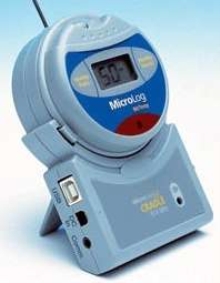 Data Logger features wireless RF operation.