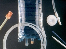 Crosslinking makes plastics suited for medical devices.