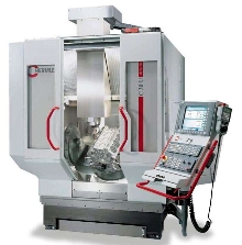 Machining Center performs full 5-axis machining.