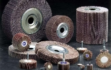Flap Wheels provide consistent cut and finish.
