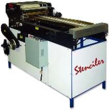 Gluing Machine facilitates stencil pattern gluing.