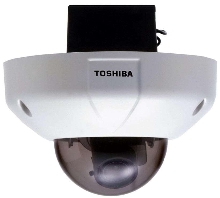 Dome Camera has vandal-resistant design.