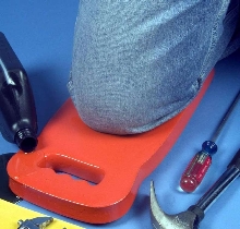 Portable Knee Pad resists oil spills and tools.