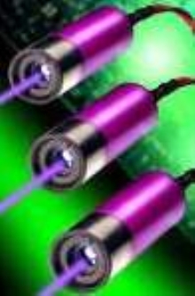 Blue-Violet Laser Diode Modules provide modulated output.