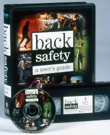 Video-based Training Guide addresses back safety.