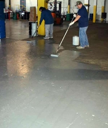 Epoxy Coating protects floors in industrial facilities.