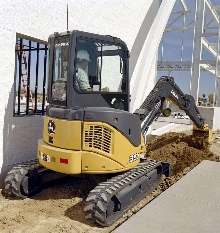 Excavators offer fuel consumption reduction features.