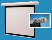 Motorized Projection Screen installs in minutes.