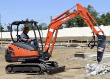 Compact Excavator enhances on-site maneuverability.