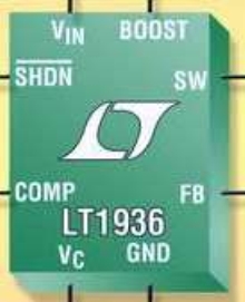 DC/DC Converter produces 3.3 V @ 1.4 A from 7-36 V input.