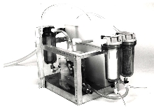 Pump/Separator removes oil from water.