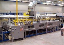 Gas-Fired IR Conveyor Oven features 16 zones of control.