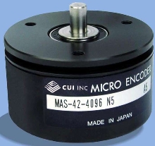 Compact Absolute Encoder delivers 12 bits of resolution.