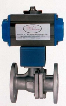 Flanged Ball Valves have electric or pneumatic actuator.