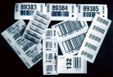 Custom Barcode Tags/Labels comply with 2005 Sunrise Date.
