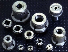 Collet Chuck eliminates tool interference problems.