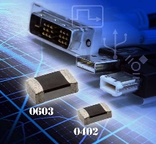 ESD Protection Devices provide capacitance of 0.25 pF.