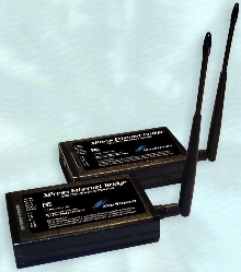 Wireless Ethernet Bridge features 15 mile range.