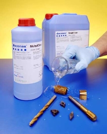 Aqueous Cleaning Products remove residue from metal.
