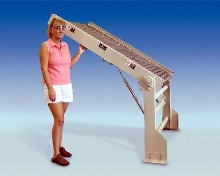 Conveyor Gate Section utilizes motorized drive rollers.