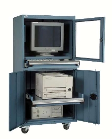 Computer Cabinet features interior reinforcements.