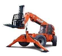 Telehandler provides 80 in. of horizontal boom travel.