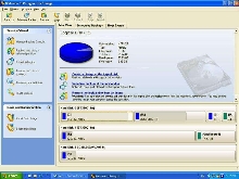 Software performs complete system and data backup.