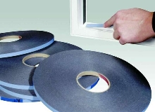 Self-Stick Glazing Tape adheres instantly to surfaces.