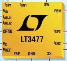 DC/DC Converter is suited for driving high-current LEDs.