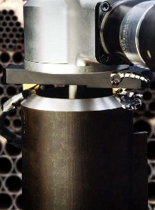 Welding End Prep Tool works with hard-to-machine materials.