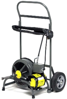 Cable Line Cleaner is offered with transport cart option.