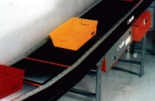 Belt Conveyor utilizes 97% efficient gear motor.