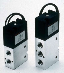 Latching Poppet Valves feature direct-acting solenoid.