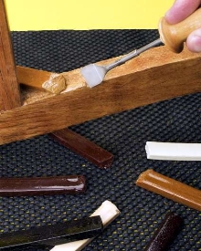 Furniture Repair Kit Eliminates Wood Fillers And Staining