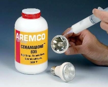 Ceramic Adhesive bonds high wattage lamps.