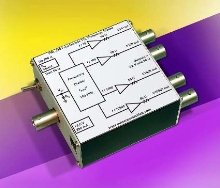 Frequency Divider accepts TTL clock signals from DC-100 MHz.