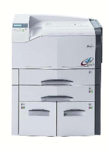 Laser Color Printer produces 26 pages per minute.
