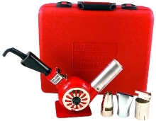Heat Gun Kits include attachments and carrying case.