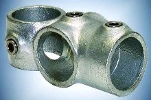 Pipe Fitting serves as socket tee and crossover.